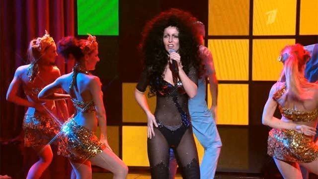 Валерия Ланская — «Шер». Повтори! Фрагмент выпуска от 26.01.2014