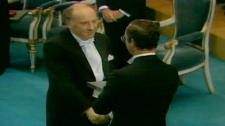 Вручение Нобелевской премии. Фрагмент фильма «Бродский не поэт»