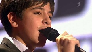 Давид Саникидзе. «Лучший город Земли». Голос.Дети-1. Слепое прослушивание. Фрагмент выпуска от 28.02.2014