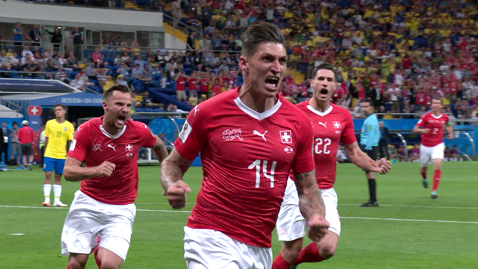 Чемпионат мира по футболу 2018. Сборная Сербии — сборная Швейцарии. Прямой эфир из Калининграда