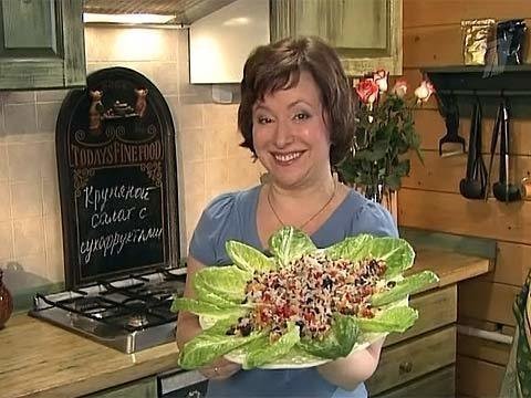 Елена чекалова и ее салаты из курицы