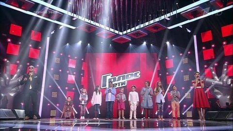 Девять финалистов на одной сцене. Голос.Дети-3. Дополнительный этап. Фрагмент выпуска от 22.04.2016