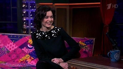 Фигуристка Аделина Сотникова. Вечерний Ургант. Фрагмент выпуска от 06.02.2015