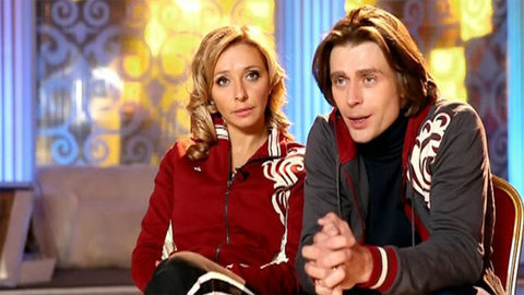 Татьяна Навка и Петр Чернышев. Тренировка. Фрагмент выпуска от 31.03.2012