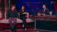 Валерий Тодоровский, Анна Чиповская и Паулина Андреева. Вечерний Ургант. 247 выпуск от 05.12.2013