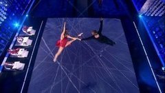 Иван Скобрев, Анастасия Бурдина — «Гамлет». Воздушная гимнастика. Без страховки. Фрагмент выпуска от 30.04.2016