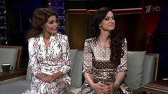 Актрисы Анна Ковальчук и Анастасия Макеева. Вечерний Ургант. Фрагмент выпуска от 27.05.2015