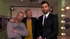 Виктор Раков и Михаил Евланов пришли в бандитском образе. Пролог. Вечерний Ургант. Фрагмент выпуска от 15.04.2015