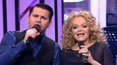 Интарс Бусулис и Лариса Долина. «Цветы под снегом». Угадай мелодию. Фрагмент выпуска от 29.03.2015