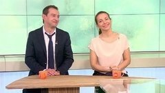 Екатерина Гусева и Константин Хабенский. Доброе утро. Фрагмент выпуска от 17.03.2015