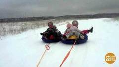 Опасные «ватрушки». Доброе утро. Фрагмент выпуска от 11.01.2018