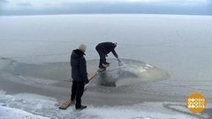 Самые необычные проруби. Доброе утро. Фрагмент выпуска от 18.01.2018