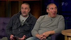 Актеры Леонид Ярмольник и Николай Фоменко. Вечерний Ургант. Фрагмент выпуска от 05.10.2015