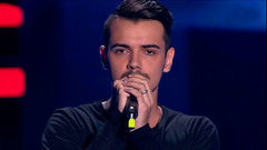 Оскар Джалилов. «Я люблю тебя больше природы». Голос-4. Слепое прослушивание. Фрагмент выпуска от 09.10.2015