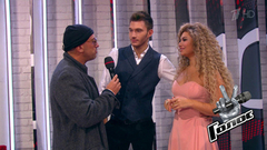 Баста перед поединком Константина Битеева и Лауры Пленкиной: «Этот дуэт — это такая милота, очень чувственно все». Голос 7. Фрагмент выпуска от 30.11.2018