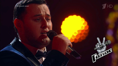 Амирхан Умаев. «Con te partirò». Голос 7. Фрагмент выпуска от 28.12.2018