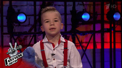 Митя Пуховский. «Я не могу стоять на месте — либо бегаю, либо прыгаю». Голос.Дети-6. Фрагмент выпуска от 22.02.2019