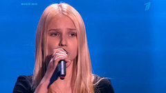 Мария Стамова. «Эхо любви». Голос.Дети-2. Слепое прослушивание. Фрагмент выпуска от 27.02.2015