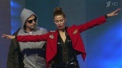 Виктория Боня и Юрий Тюкин — «Память». Прыжки на батуте. Без страховки. Фрагмент выпуска от 06.03.2016