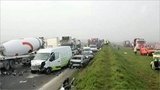 В Бельгии на трассе недалеко от границы с Францией столкнулись не менее 130 машин
