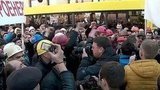 В центр Киева вышли шахтеры