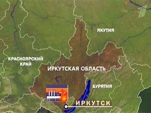 Иркутская область карта россии