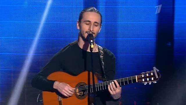 Сослан Кулумбеков. «Historia de un amor». Голос-1. Слепое прослушивание. Фрагмент выпуска от 26.10.2012