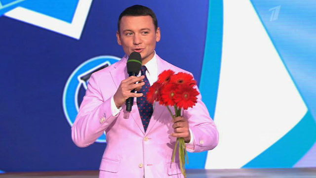 Александр Олешко в программе «В наше время» на Первом канале (2013)