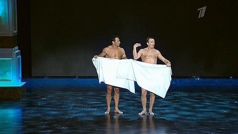 Стас Костюшкин, Марат Башаров — «Обнаженная классика» Театр Эстрады. Фрагмент выпуска от 31.01.2015