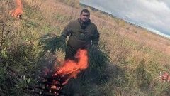 Как развести огонь в мокрой траве. Доброе утро. Фрагмент выпуска от 23.09.2015