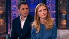 Актеры Павел Трубинер и Светлана Иванова. Вечерний Ургант. Фрагмент выпуска от 12.02.2013