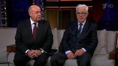 Композитор Раймонд Паулс и художественный руководитель Московского театра мюзикла Михаил Швыдкой. Вечерний Ургант. Фрагмент выпуска от 22.10.2014