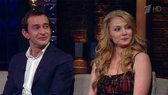 Актеры Светлана Ходченкова и Константин Хабенский. Вечерний Ургант. Фрагмент выпуска от 11.04.2014