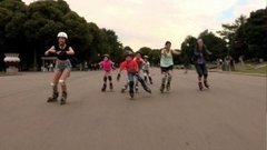 Катаемся на роликах. Упражнение «самокат». Доброе утро. Фрагмент выпуска от 22.07.2015