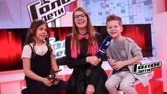 «Полина, я на тебе женюсь и точка!» Юрий Максименков и Полина Дмитренко. Интервью после Поединка. Голос.Дети-4