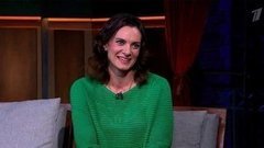 Двукратная олимпийская чемпионка по прыжкам с шестом Елена Исинбаева. Вечерний Ургант. Фрагмент выпуска от 26.02.2015