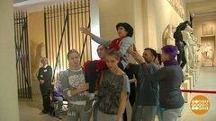 «Инклюзивный фестиваль» в Пушкинском музее. Доброе утро. Фрагмент выпуска от 26.09.2017