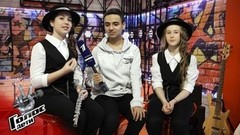 «Так было интересно на проекте, в школу совсем не хочется». Дарья Ситникова, Милена Лукьянцева. Интервью после Поединка. Голос.Дети-5