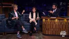 Яна Чурикова и Тутта Ларсен. Вечерний Ургант. 1006 выпуск от 25.09.2018