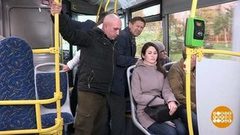 Дмитрий Талабуев в автобусе. Доброе утро. Фрагмент выпуска от 02.11.2018