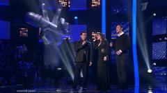 Иосиф Кобзон, Дина Гарипова и Евгений Кунгуров. «Надежда». Голос-1. Полуфинал. Фрагмент выпуска от 21.12.2012