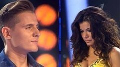 Алекс Малиновский и Ольга Кляйн. Выбор Наставника. Голос-1. Нокауты. Фрагмент выпуска от 07.12.2012