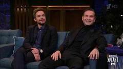 Актеры Александр Петров и Виктор Добронравов. Вечерний Ургант. Фрагмент выпуска от 27.12.2018