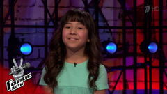 Рената Таирова. «Я думаю, что хочу стать певицей, актрисой или кинорежиссером». Голос.Дети-6. Фрагмент выпуска от 22.02.2019