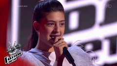 Анна Авазнели. «Quizás, quizás, quizás». Голос.Дети-6. Слепое прослушивание. Фрагмент выпуска от 07.03.2019