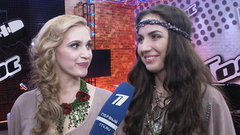 Анжелика Фролова и Анастасия Главатских. Интервью после Поединка. Голос-3