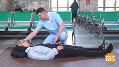 Доврачебная помощь при инсульте. Доброе утро. Фрагмент выпуска от 04.04.2019