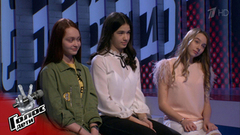 «Они близки и по возрасту, и по уровню». Елизавета Шамиева, Елизавета Хупения и Анастасия Сисаури перед Поединками. Голос.Дети-6. Фрагмент выпуска от 05.04.2019