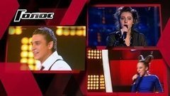 Элина Чага, Алeна Тойминцева, Кирилл Астапов. Интервью после Нокаутов. Голос-2