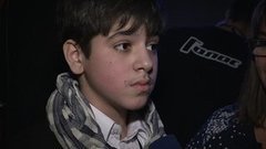 «Когда выходили на сцену, у нас у всех дрожали ноги!» Давид Саникидзе. Интервью после Поединка. Голос.Дети-1